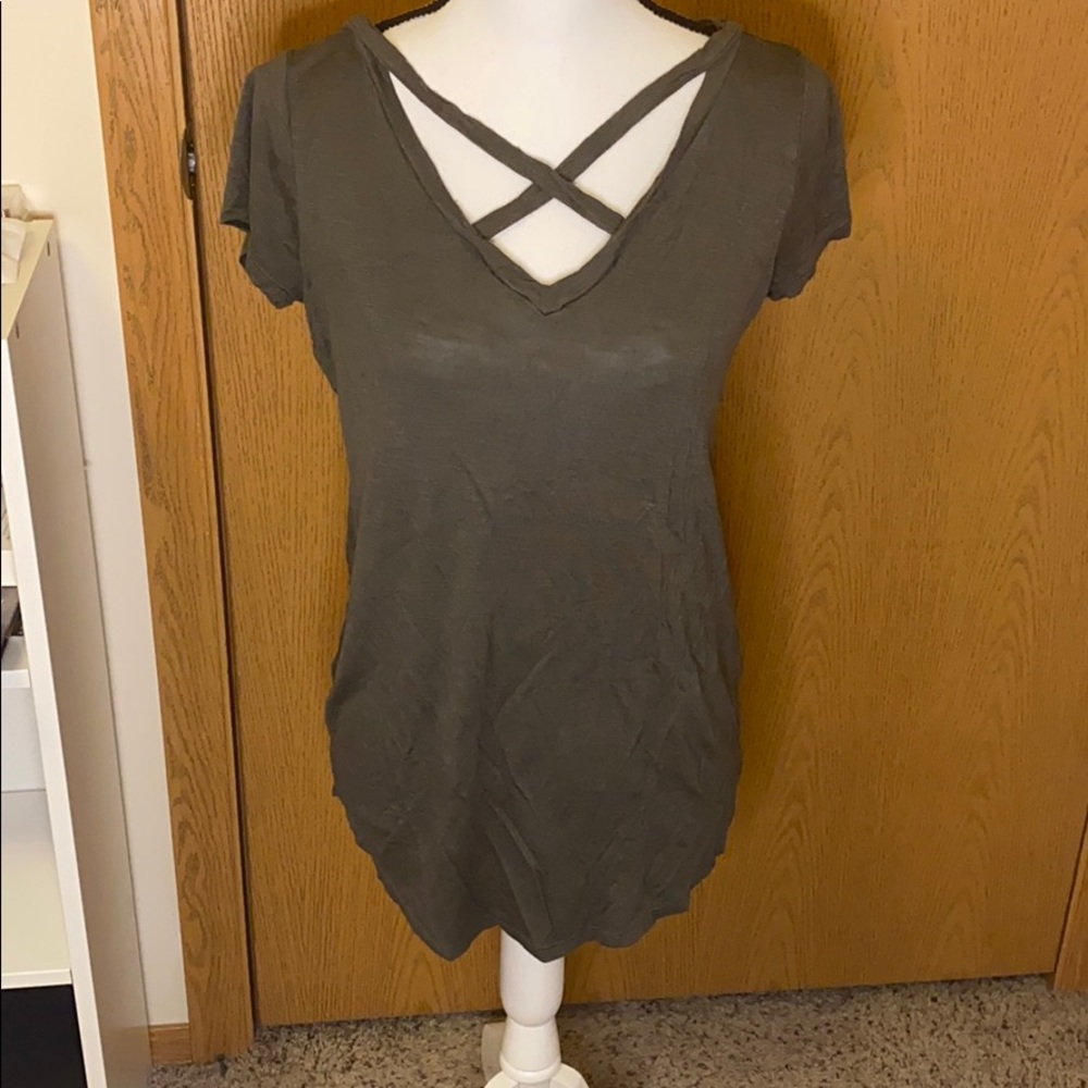 Cross Back and Front Top